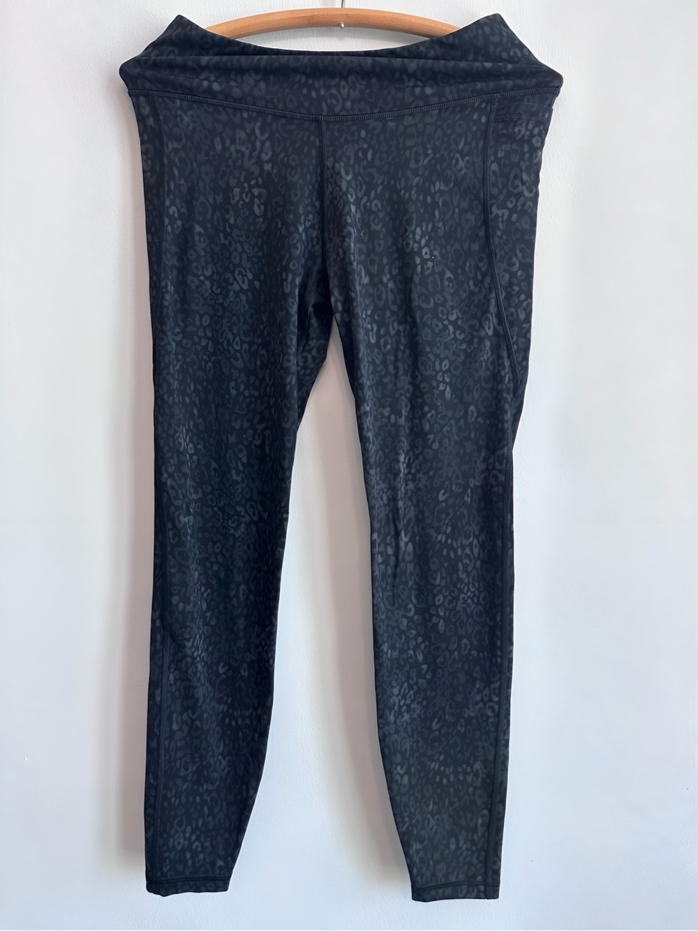Sweaty Betty Leopard Print Black Leggings